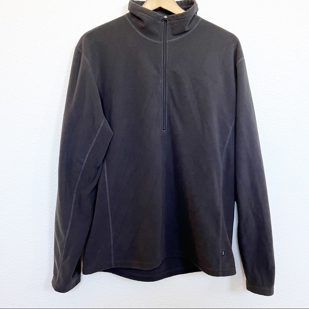 REI- Dark Grey Men’s Fleece Half Zip - Large
